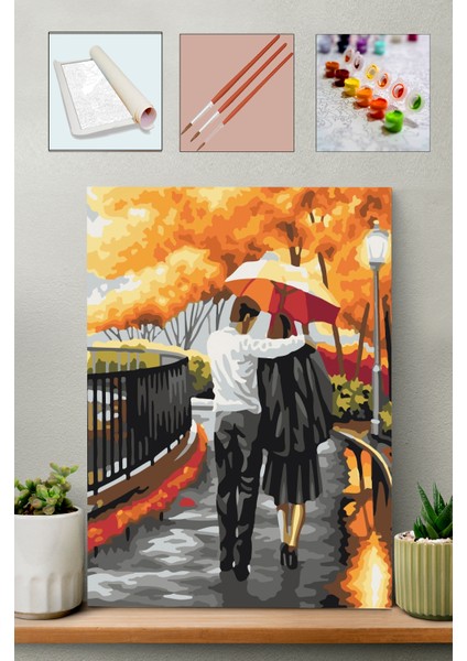 Sevgili Sayılarla Boyama Seti 40 x 50 cm