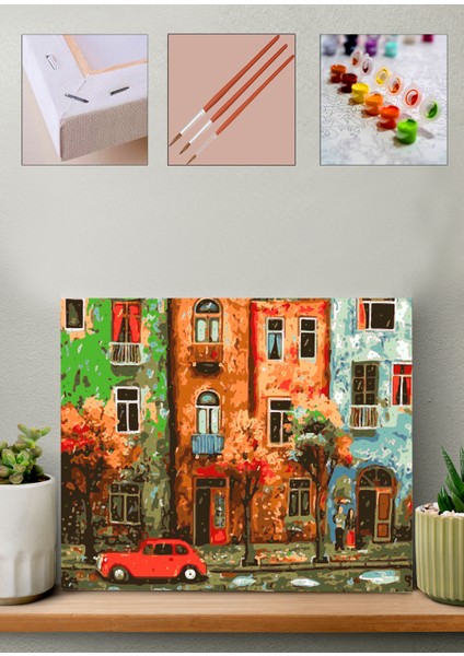Kırmızı Pazartesi Sayılarla Boyama Seti 40 x 50 cm