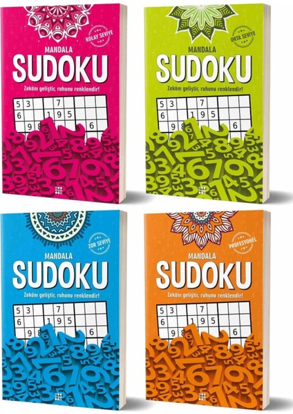 Sudoku Kolay Orta Zor Profesyonel 4 Seviye