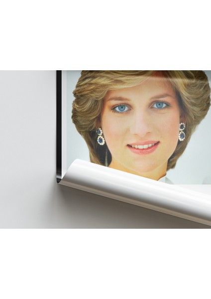 1 Parça Poster Prenses Diana Sadece Kalbinin Sana Söylediklerini Yap