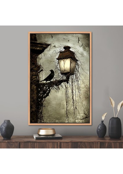 1 Parça Naturel Çerçeveli Manzara Görüntüleme Sanat fiyatları