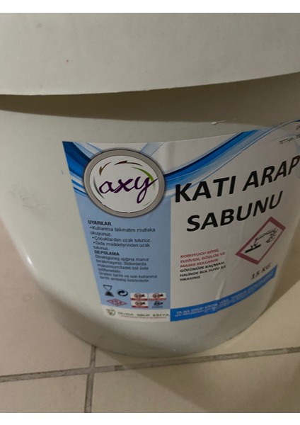 Katı Arap Sabunu 15KG