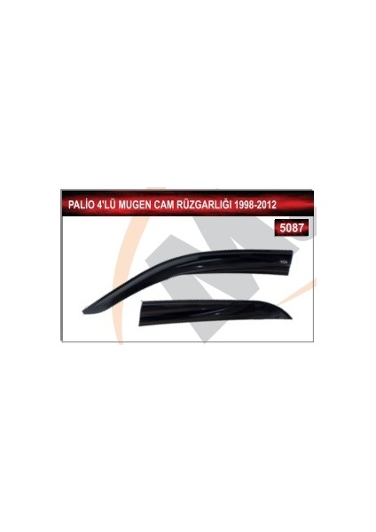 Palio 4'lü Mugen Cam Rüzgarlığı 1998 - 2012