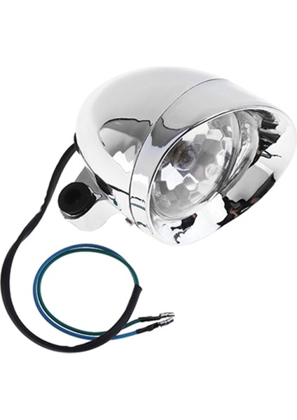 10W 12V Evrensel Motosiklet Far Retro Sisli Işık B (Yurt Dışından)