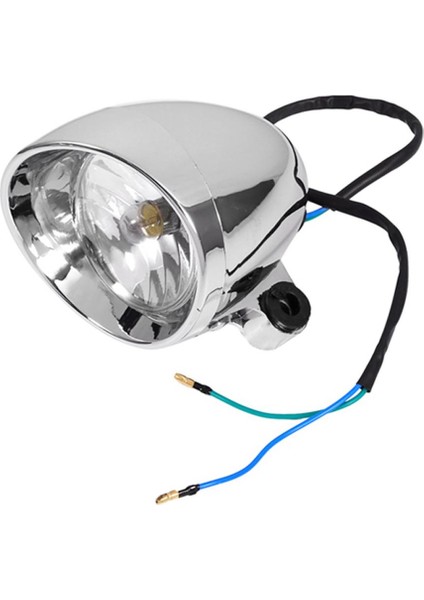 10W 12V Evrensel Motosiklet Far Retro Sisli Işık B (Yurt Dışından)
