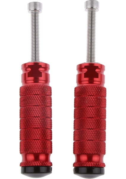 1 Çift Evrensel Cnc Motosiklet Footpegs Yolcu Dinlenme Pedalı (Yurt Dışından)