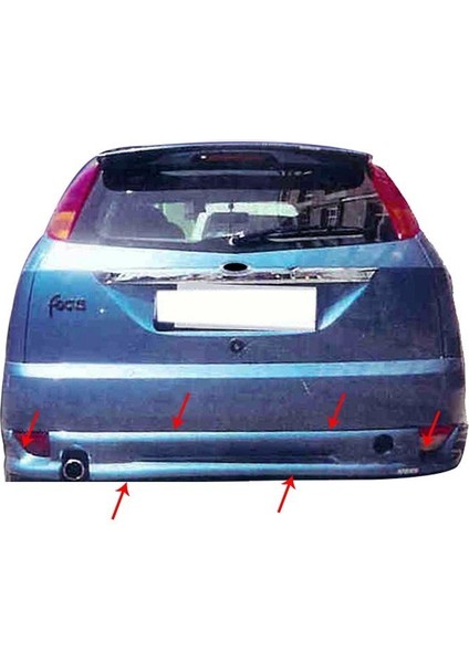 Ford Focus 1 Hb Arka Tampon Altı Fiber 1998-2005