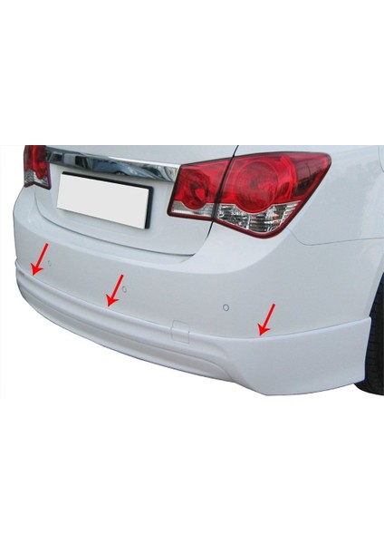 Chevrolet Cruze Arka Tampon Altı Fiber (Çeki Uyumlu) 2009 ve Sonrası