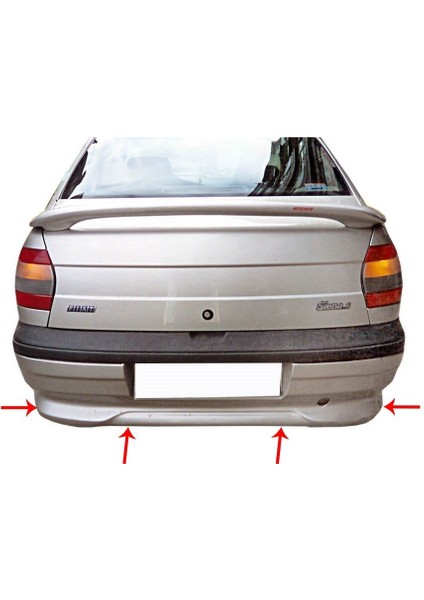 Fiat Siena Arka Tampon Altı Fiber 1998-2002