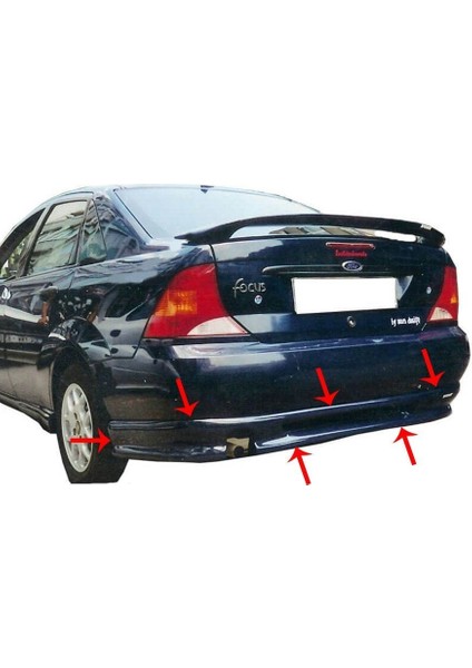 Ford Focus 1 Sd Arka Tampon Altı Fiber 1998-2005