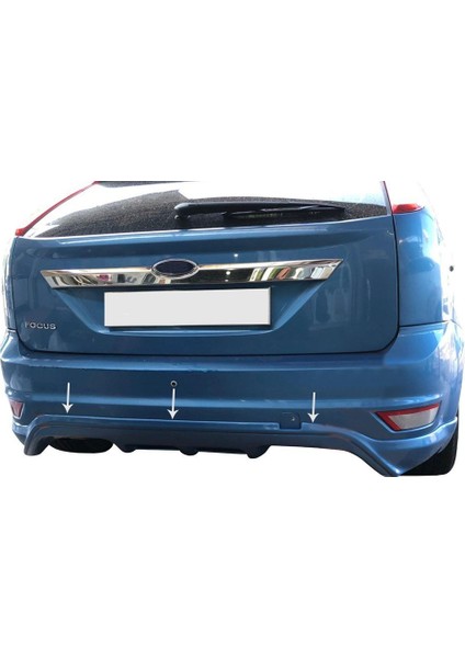 Ford Focus Hb 2 Arka Tampon Altı Fiber 2008-2011