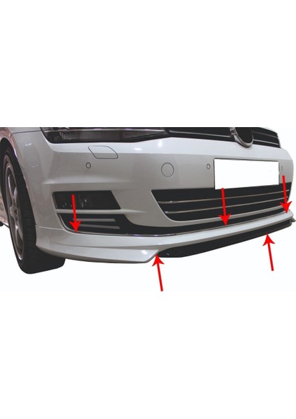 Vw Golf 7 Ön Tampon Altı Fiber 2013 ve Sonrası
