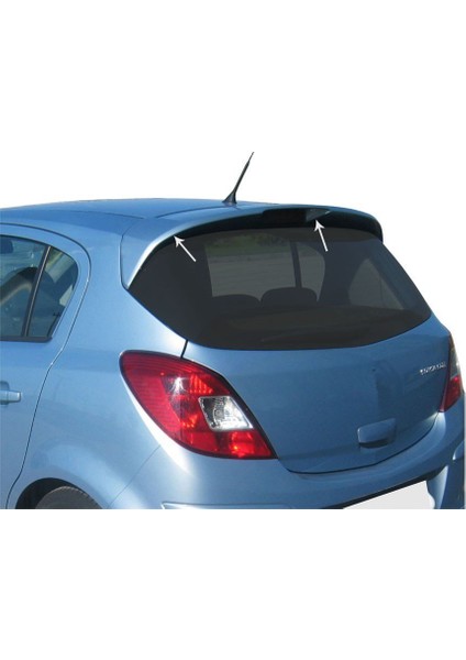 Opel Corsa D Spoiler Camüstü Gt (5 Kapı Md) Fiber 2007 ve Sonrası
