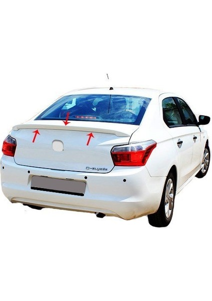 Citroen C-Elysee Spoiler Bagaj Gt Fiber 2012 ve Sonrası fiyatları