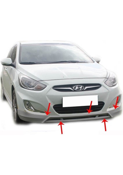 Hyundai Accent Blue Rb Ön Tampon Altı Fiber 2011 ve Sonrası