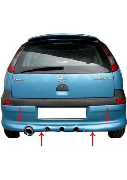 Opel Corsa C Arka Tampon Altı (Telli) Fiber 2000-2006