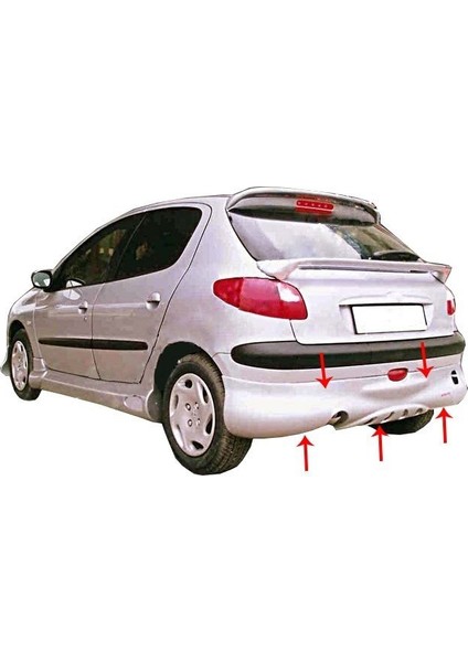 Peugeot 206 Arka Tampon Altı Telli (3 Kapı) Fiber 1998-2012 fiyatları