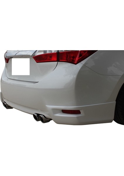 Corolla 11 E170 Arka Tampon Altı 2 Prç Fiber 2014 ve Sonrası modelleri