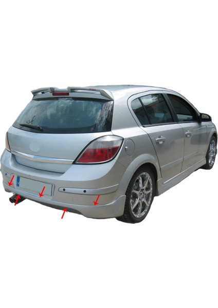 Opel Astra H Hb Arka Tampon Altı Fiber 2004 ve Sonrası