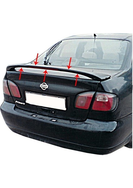 Nissan Primera P11 Spoiler Bagaj Yüksek (Işıklı) Fiber 1995-2002
