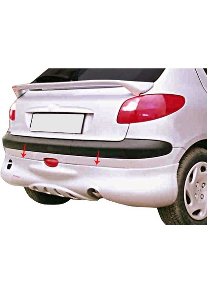 Peugeot 206 Arka Tampon Altı (Telli) Fiber 1998-2012