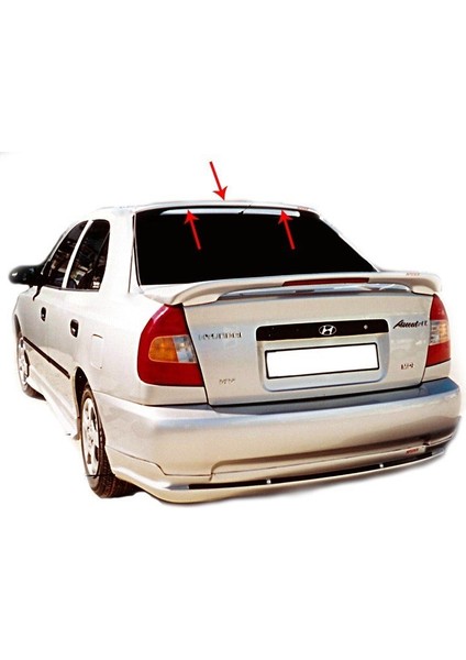 Hyundai Accent Lc Spoiler Camüstü Fiber 2000-2003