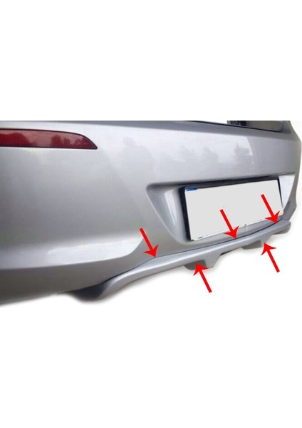 Hyundai I20 Arka Orta Tampon (Difüzör) Fiber 2012-2014