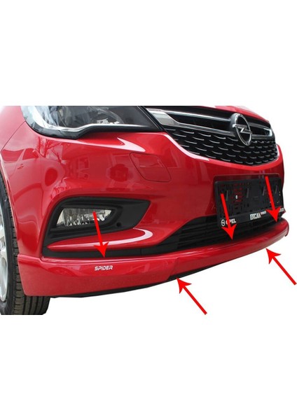 Opel Astra K Ön Tampon Altı Fiber 2015 ve Sonrası