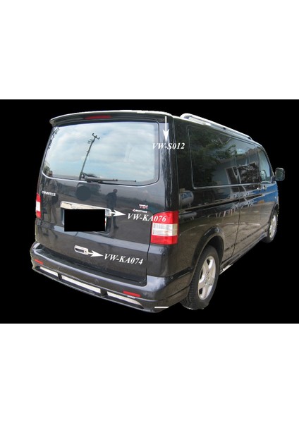 Vw Caravelle Spoiler Bagaj Gt Md:1 Fiber 2003-2010