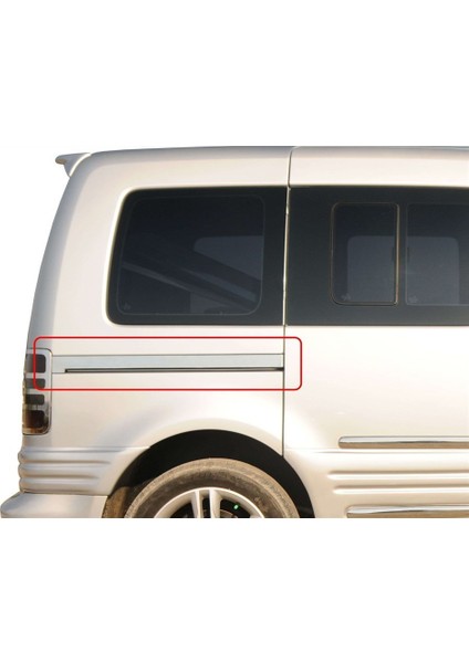 Volkswagen Caddy Sürgülü Kapı Çıtası 2 Prç Krom 2003-2010
