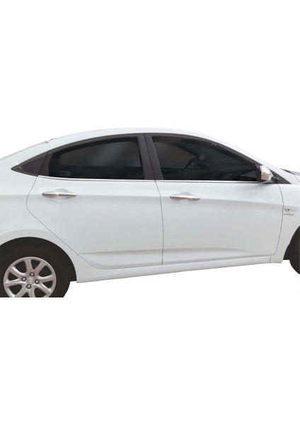 Hyundai Accent Blue Rb Cam Çıtası 4 Prç krom 2011 ve Sonrası