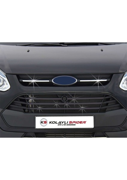 Ford Custom Ön Panjur 2 Prç Krom 2013-2017