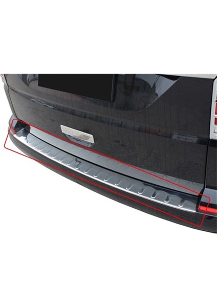 Transporter T6.1 Arka Tampon Eşiği Krom (Formlu) 2020 ve Sonrası