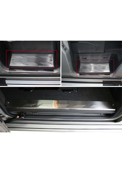 Ford Custom Iç Kapı Eşiği 3 Prç Krom 2013 ve Sonrası