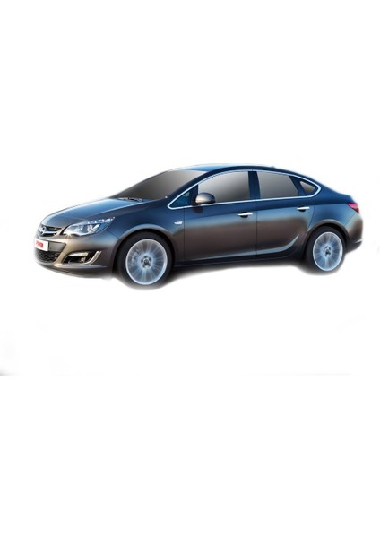 Opel Astra J Sd Cam Çerçevesi 12 Prç Krom (Geniş) 2010 ve Sonrası