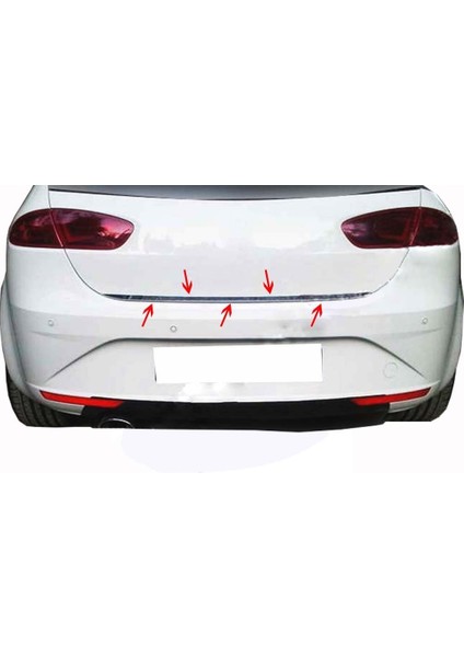 Seat Leon 2 Facelift Bagaj Alt Çıtası Krom 2010-2012