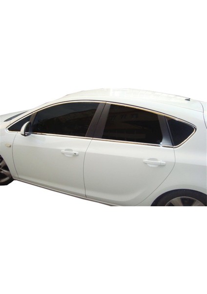 Opel Astra J Hb Cam Çerçevesi 12 Prç Krom (Geniş) 2010 ve Sonrası