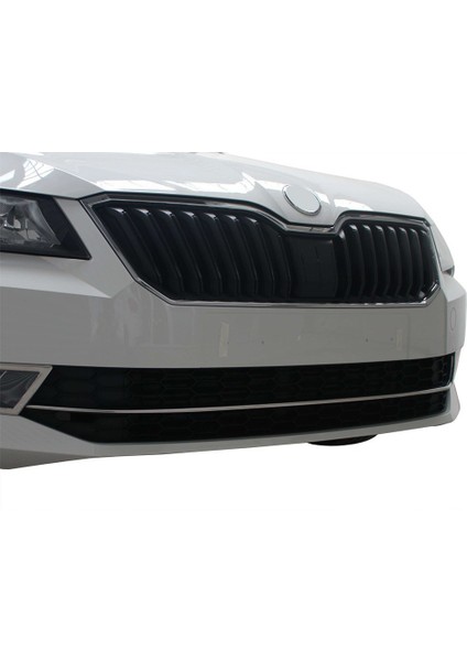 Skoda Super B8 Ön Tampon Çıtası Krom 2015 ve Sonrası