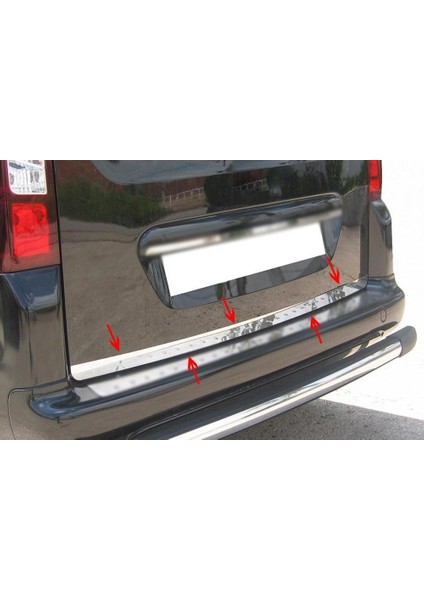 Citroen Berlingo 2 Bagaj Alt Çıta Krom 2008 ve Sonrası