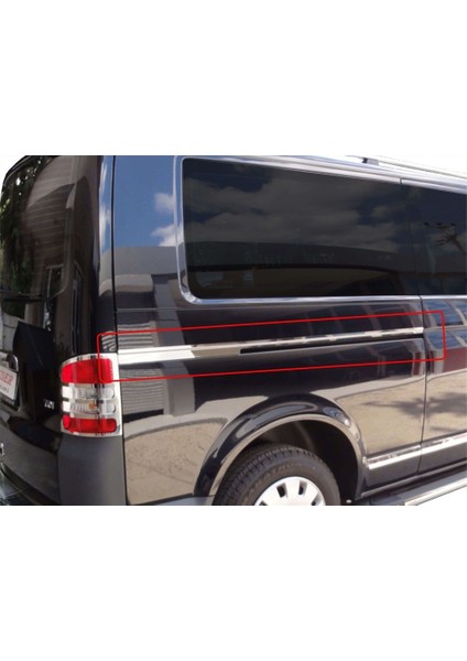 Volkswagen Multivan T5 Sürgülü Kapı Çıtası 2 Prç Krom (U.ş) 2003-2010