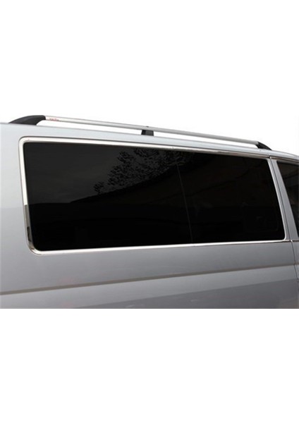 Ransporter T6 Cam Çerçevesi 14 Prç Krom (K.ş) Çift Sürgü 2015 ve Sonrası modelleri