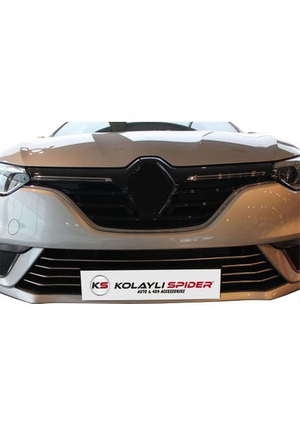 Renault Megane 4 Hb-Sd Ön Tampon Çıtası 7 Prç Krom 2017 ve Sonrası fiyatları