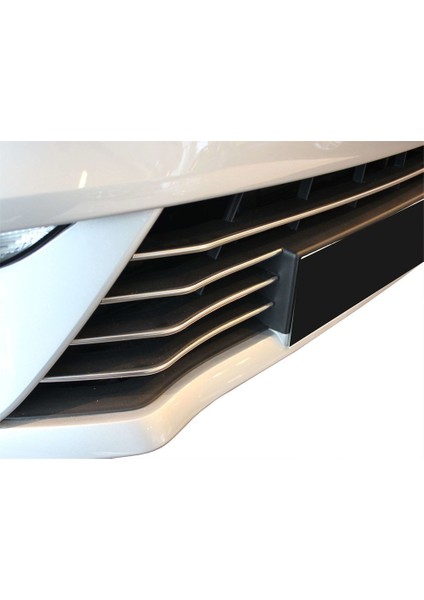 Renault Megane 4 Hb-Sd Ön Tampon Çıtası 7 Prç Krom 2017 ve Sonrası modelleri