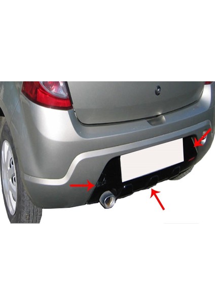 Dacia Sandero 1 Arka Orta Tampon (Difüzör) Fiber 2007-2012