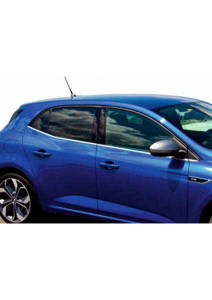 Renault Megane 4 Hb Cam Çıtası 6 Prç Krom 2017 ve Sonrası