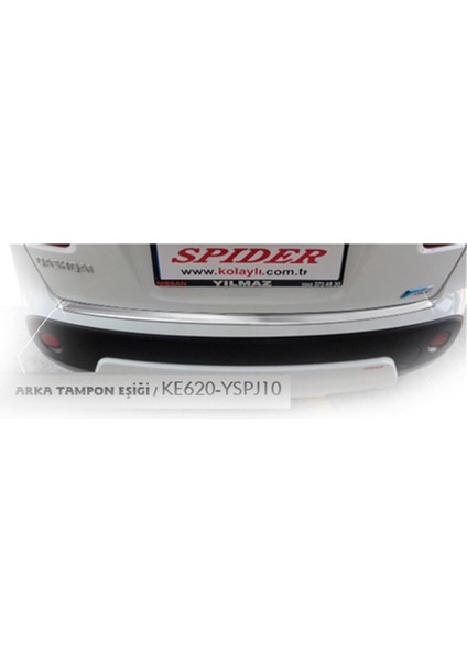Nissan Qashqai J10 Arka Tampon Eşiği Krom 2007-2013