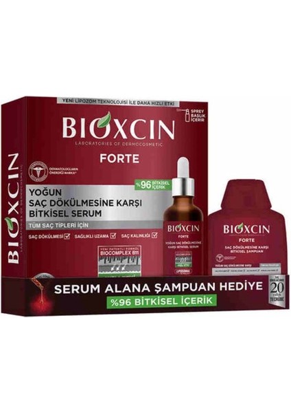 Forte 300 ml Şampuan & Bioxcin Forte Serum 50 ml