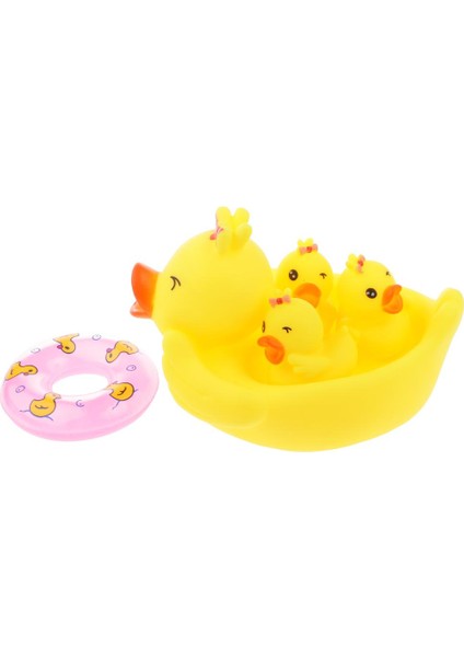 Squeaky Kid Bathtime Toy Toy Toddler Banyo Aksesuar Sarı Ördekler Yüzmek Pc'ler (Yurt Dışından) indirimleri