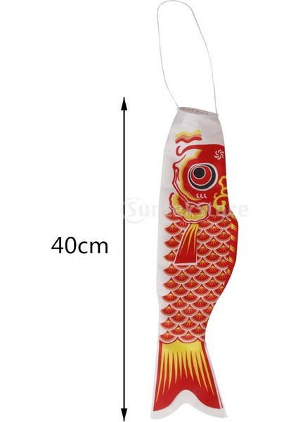 2pcs 40CM Koı Sazan Rüzgar Çorap Saleti Uçurtma Bayrak Asma Duvar Dekor (Yurt Dışından)
