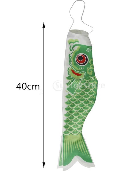 2pcs 40CM Koı Sazan Rüzgar Çorap Saleti Uçurtma Bayrak Asma Duvar Dekor (Yurt Dışından)